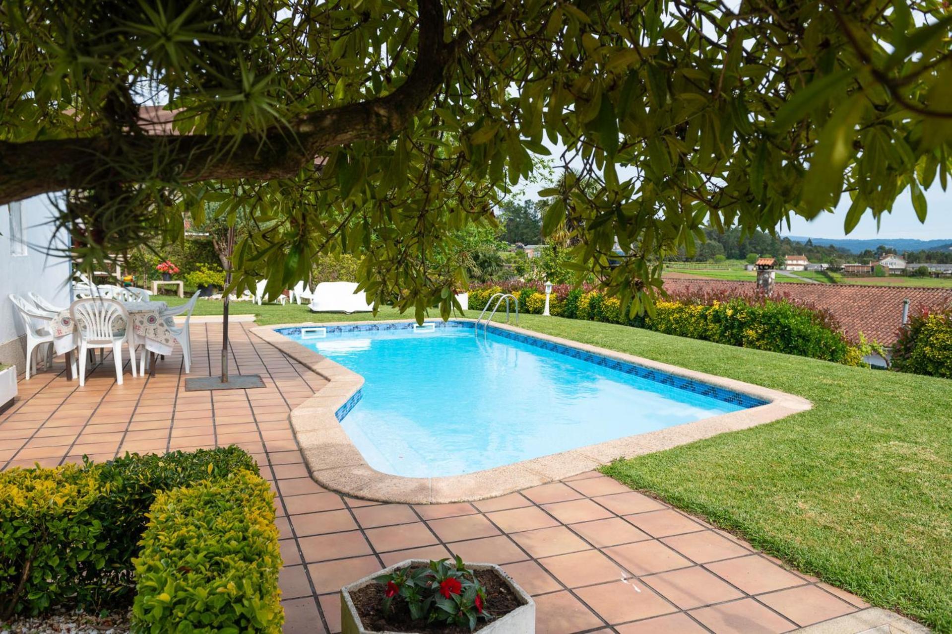 Вилла Casa Tarrio Con Piscina - Santiago De Compostela Boqueixon Экстерьер фото